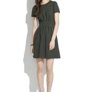 Madewell Dark Green Mini Dress